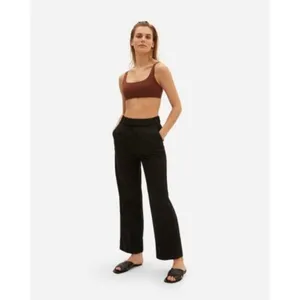 Everlane The Easy Pant Pockets Pull On Organic Cotton Black Size XS thumbnail 2