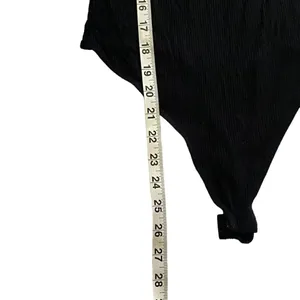 Wild Fable Sleeveless Black Snap Front Bodysuit thumbnail 8