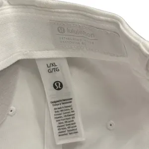 Lululemon Meet You Courtside White Adjustable Dad Hat L/XL thumbnail 6