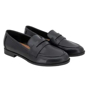 NEW Kensie Women’s Slip-On Gitty Dark Academia Penny Black Loafers, Size 7.5M thumbnail 10