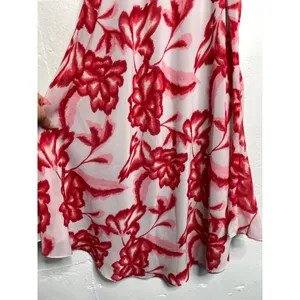 House of Harlow 1960 X Revolve Davi Midi Dress Red Floral Size XXS thumbnail 6
