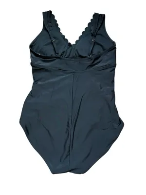 Shade and Shore Scalloped One Piece Swimsuit thumbnail 2