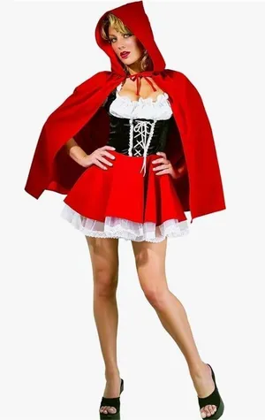NEW Secret Wishes Little Red Riding Hood Adult Costume M NO CAPE thumbnail 1