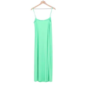 Zara Mint Green Cutout Midi Dress Spaghetti Strap Ring Detail M thumbnail 6
