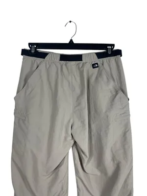 The North Face Women’s Hiking Cargo Capri Beige Nylon Trail Outdoor Pants L thumbnail 5