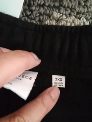 Aritzia Cozy Sweatfleece Black Jogger Mega Confy Outdoors Arrends Size 2xs thumbnail 5