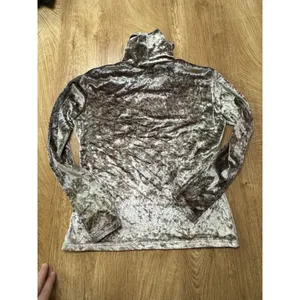 Cache Velvet Fitted Turtleneck Vintage 90s Y2K Size Small‎ Whimsy goth Fairy thumbnail 4