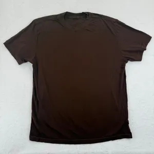Skims Brown Crew Neck T-Shirt‎ Top Modal Blend Women's Medium Soft Casual Tee thumbnail 1