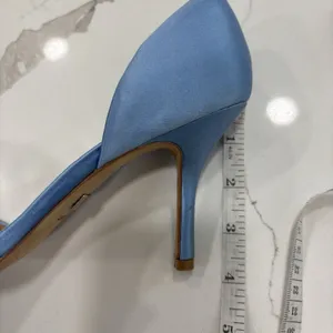 Badgley Mischka Heels Womens Size 8.5 Light Blue Salsa Vansat Formal Wear thumbnail 7
