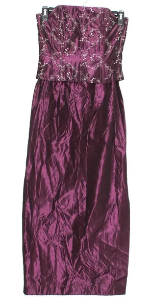 Vintage Jessica McClintock Evening Gown Strapless Taffeta Prom Formal Pageant 7 thumbnail 1