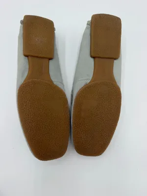 Predictions Men’s Light Gray Suede Penny Loafers Size 7.5 Moc Toe Slip On thumbnail 3