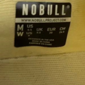 Nobull Journey Unisex Gray Cream Lace Up Athletic Running Sneakers Shoes M6.5/W8 thumbnail 7