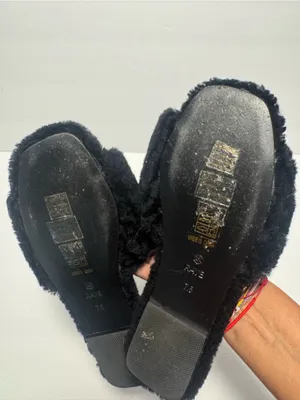 Raye Fuzzy Sandals Size 7.5 Revolve thumbnail 6