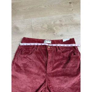 NWT Free People We The Free Risk Taker High Rise Straight Pants Corduroy size 30 thumbnail 8