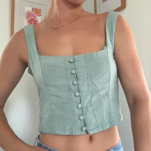 Roxy blue crop top thumbnail 1