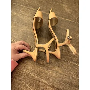 KARL LAGERFELD‎ PARIS DEMAS Ankle Strap Heel Nude Patent US 7 Sandals thumbnail 10