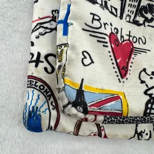 Brighton Jet Set Crossbody Bag Graphic Graffiti Print Nylon Travel Fun Chic thumbnail 14
