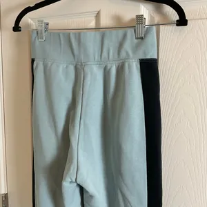 Nike Air Women's Cyan Heather Colorblock Jogger Pants Sweats Size XS thumbnail 8