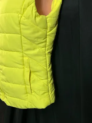 Aeropostale Women’s Lemon Yellow Quilted Puffer Vest XS NWT thumbnail 6