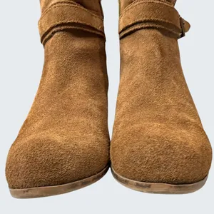 Sam Edelman Lynne Suede Ankle Boots Womens 7.5 Brown Boho Chic‎ Urban Casual thumbnail 4