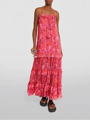Misa Los Angeles Magdalena Maxi Dress in Careyes Flora Small thumbnail 2