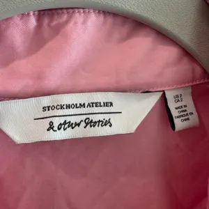 & Other Stories Stockholm Atelier Pink Cotton Button Down Shirt Size 2 thumbnail 2