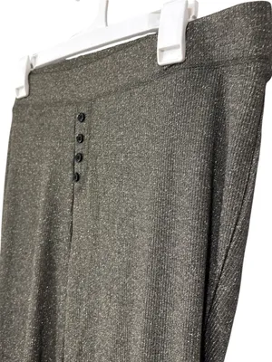 NWT Torrid Sleep Black Metallic Ribbed Long Sleeve Legging SET Size 2X thumbnail 4