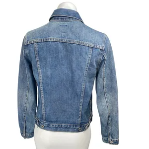 Gap Women's Blue Long Sleeve Medium Wash Pocket Button Up Denim Jacket Size XS thumbnail 2