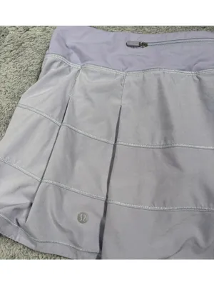 Lululemon pace rival skirt berry mist Active Pleated Tennis skort 4 reg thumbnail 9