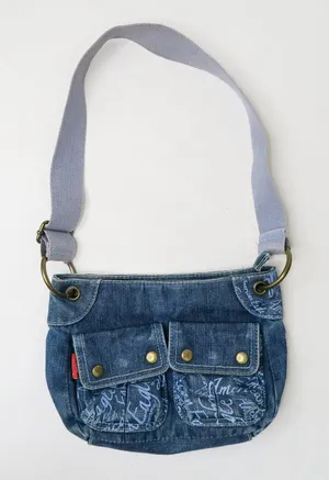 Vintage Y2K American Eagle Denim Purse thumbnail 1