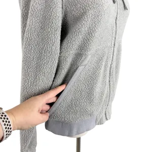 Patagonia Shearling Hoodie Full Zip Grey Sz S thumbnail 7