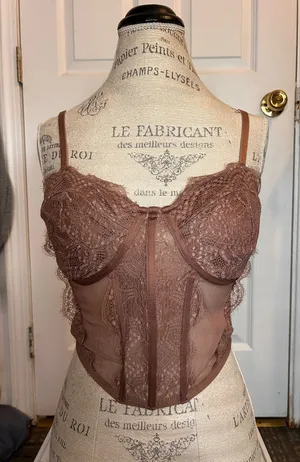 Brown Amazon Corset Top Lingerie thumbnail 1