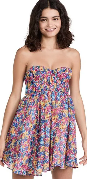 For Love & Lemons Sasha Strapless Mini Dress thumbnail 6