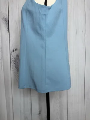 Ann Taylor Tank Top Womens Sz Large Blue Square Neck Sleeveless thumbnail 12