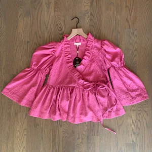byTiMo Bubble Wrap Blouse in Pink Size XS thumbnail 6