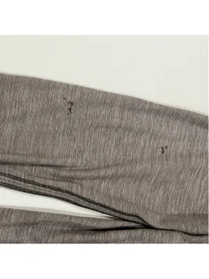 Lululemon Women’s Size 8 Long Sleeve Athletic Top Gray Black b13 thumbnail 8