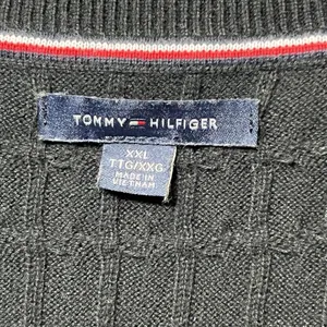 Tommy Hilfiger Sweater‎ XXL Womens Black Scoop Neck Cable Knit Long Sleeve thumbnail 2