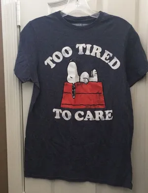 FINAL MARKDOWN Ladies snoopy t shirt small thumbnail 1