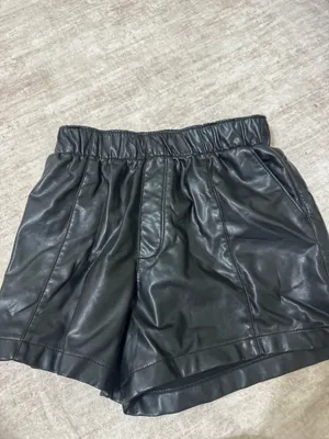 Abercrombie & fitch leather shorts size small thumbnail 2