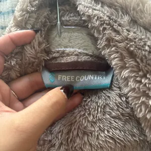 Free Country brown fleece vest thumbnail 2