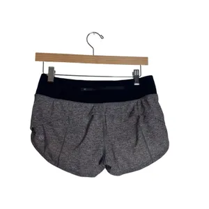Lululemon Speed Up Shorts Women's Running Athletic Heathered Gray Size 4 thumbnail 2