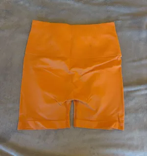 orange biker shorts thumbnail 1