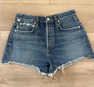 Citizens of Humanity Marlow Vintage Short Raw Hem 2.5" Botanica Cotton NWOT 27 thumbnail 1