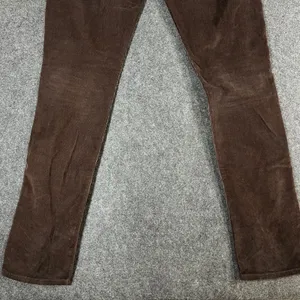 Hudson Collin Flap Skinny Jeans 29 Chocolate Brown Corduroy Low Rise Y2K Fall thumbnail 13