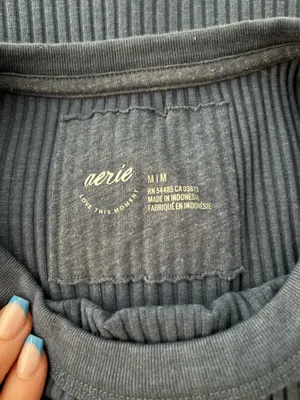 Aerie Long Ribbed Sleeve thumbnail 3