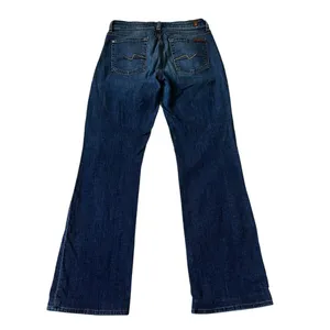 7 For All Mankind Mid Rise Kimmie Bootcut Dark Wash Jeans Women's Size 29 | 29-2 thumbnail 2
