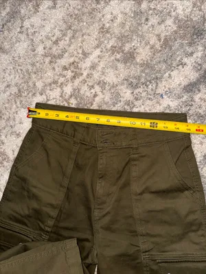 Dickies Olive Green Wide-Leg Cargo Trousers thumbnail 5