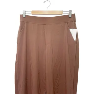 NWT Athleta Brooklyn Ankle Pant 12 Tall Mahogany Brown Travel Stretch Tapered thumbnail 5