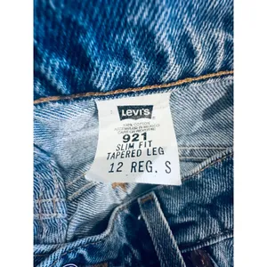 Vintage Levis 921 Orange Tab Slim Fit Tapered Jeans Medium Wash 12 Reg S 29*26 thumbnail 4