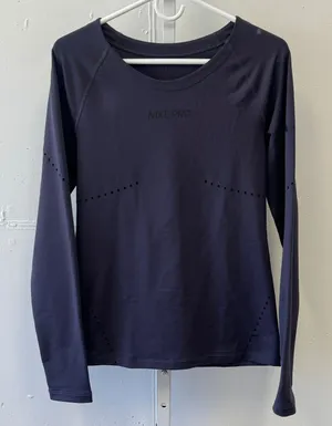 Nike Pro HyperWarm Women's Running‎ Long Sleeve Top Dark Purple Medium Athletic thumbnail 1